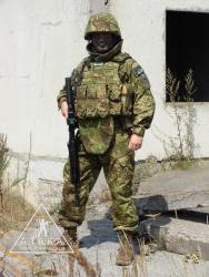 Жилет с противоосколочными воротником и паховой защитой